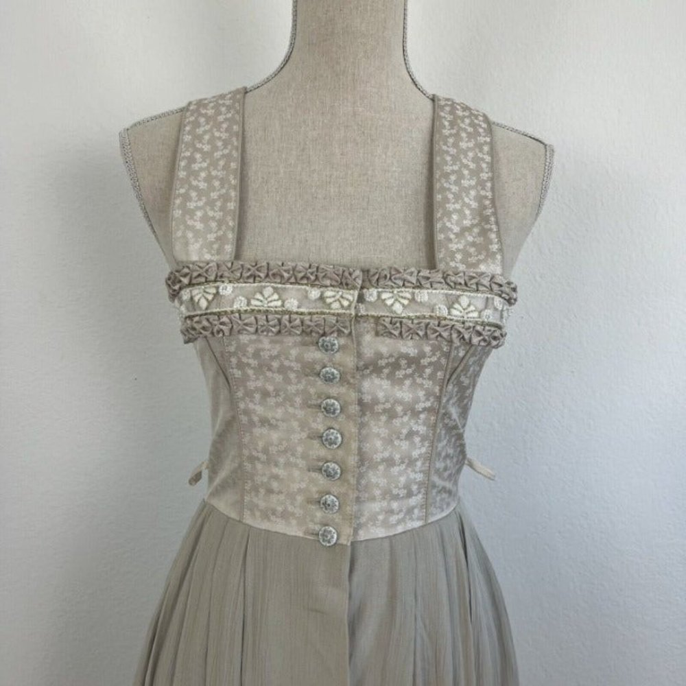 Lisas Landhouse Vintage Trachten Dirndl German Folk Maxi Dress size EU 34 (6) - Picture 7 of 12